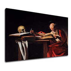 Obraz na plátně Michelangelo Caravaggio - Svatý Jeroným