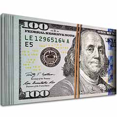 Obraz na plátně Benjamin Franklin - Symbol moudrosti