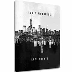 Obraz na plátně EARLY & LATE - Moderní motiv