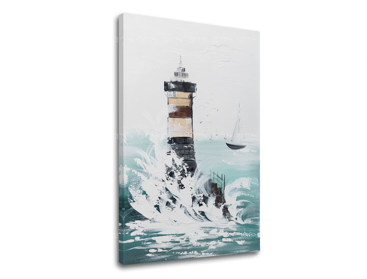 Obraz na plátně MAJÁK Sleva 60 % 40X60 cm