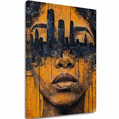 Obraz na plátně Město v hlavách - Art Motif