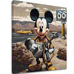 Obraz na plátně - Mickey Mouse Country Singer | různé rozměry