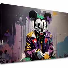 Obraz na plátně - Mickey Mouse z hororu | různé rozměry