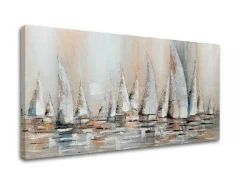 Obraz na plátně PLACHETNICE Sleva 60% 120X60 cm