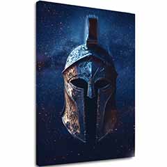 Obraz na plátně SPARTAN WARRIOR - Symbol odvahy