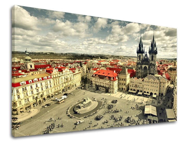 Obraz na stěnu MESTO PRAHA XOBCZ001E11 - 100x150 cm moderní obrazy na plátně