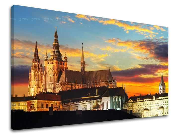 Obraz na stěnu MESTO PRAHA XOBCZ003E11 - 100x150 cm moderní obrazy na plátně