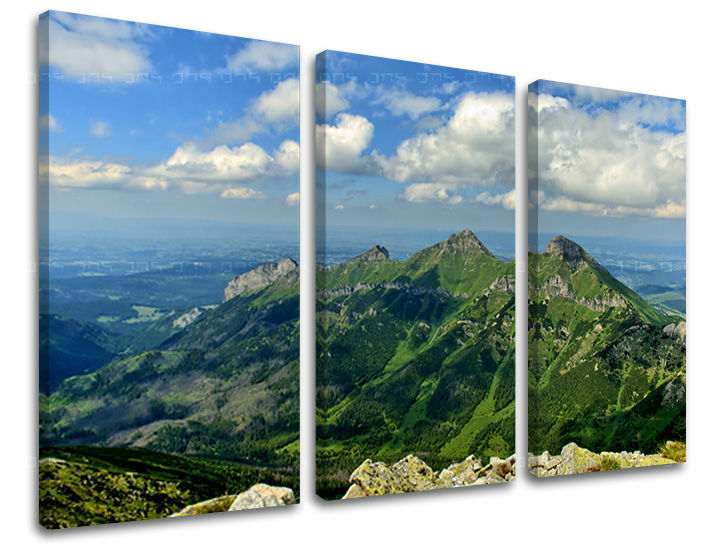 Obraz na stěnu 3 dílný SLOVENSKO / TATRY SK033E30 - 120x80 cm moderní obrazy na plátně