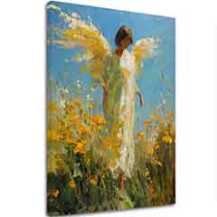 Obrázek anděla Světlo naděje | 100% originální akrylová malba