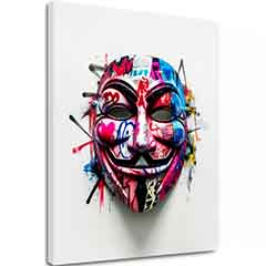 Obrázek ANONYMOUS MASK | italské plátno