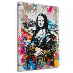 Obrázek GRAFFITI MONA na plátně | Akrylové detaily