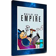 Obrázek na plátně BUILD AN EMPIRE - Obchodní nabídka