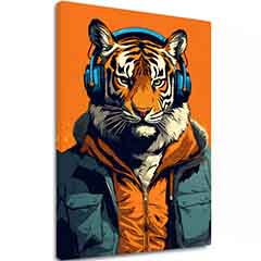 Obrázek TIGER VIBES | Italské plátno
