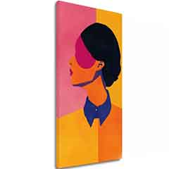 Obrázek VIBRANT SILHOUETTE | italské plátno
