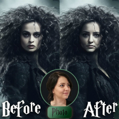 Obrázek z fotografie Bellatrix Lestrange - Temná čarodějnice | různé rozměry