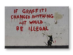 Obraz na plátně Street ART - Banksy