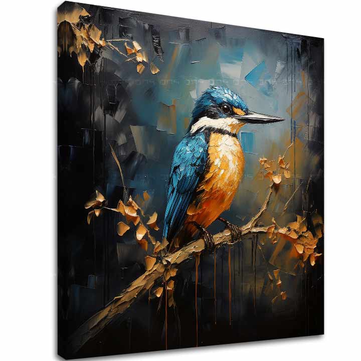 Obrazy Ptáci Strážce lesa | 100x100 cm Křídla přírody