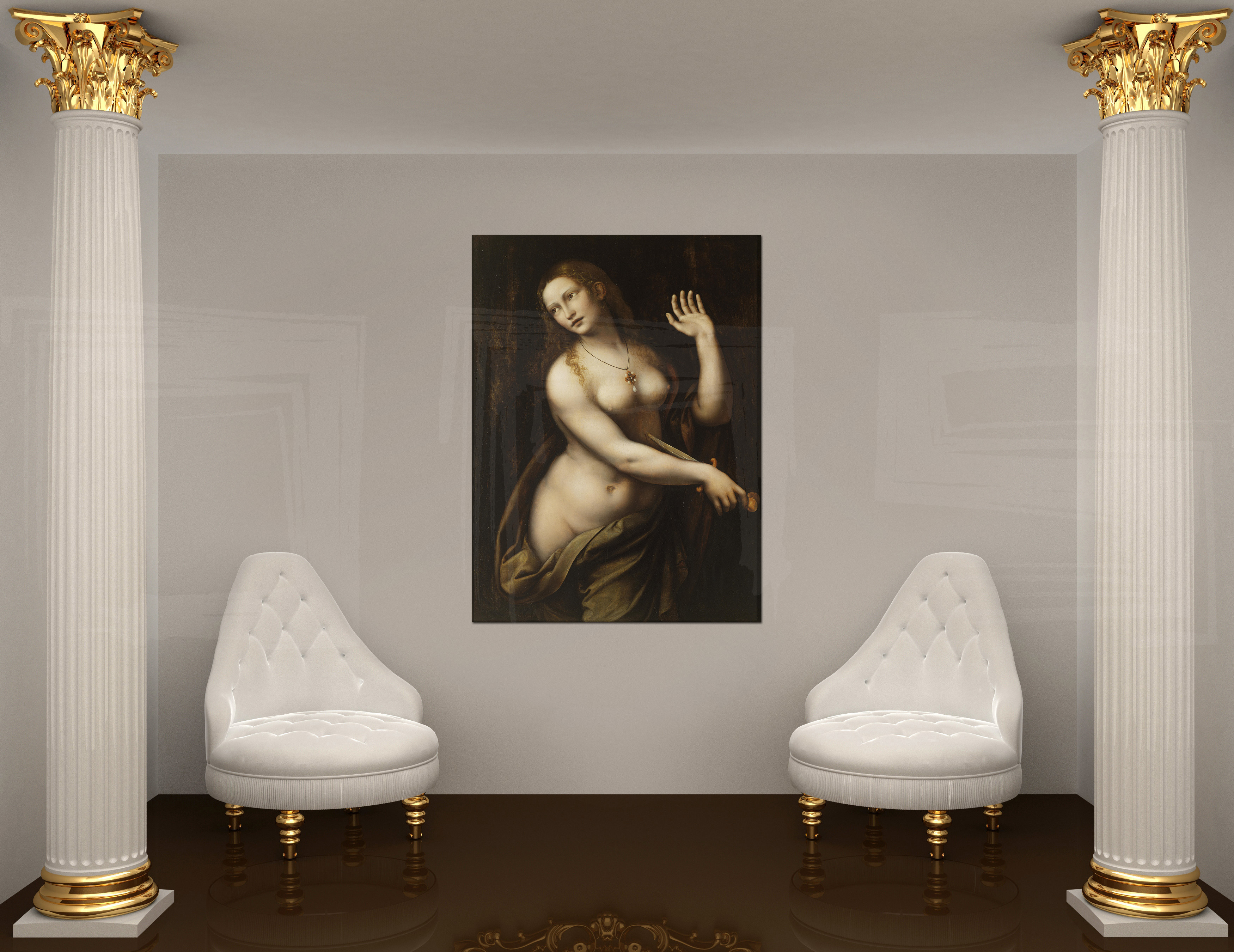 Obraz na plátně REPRODUKCE – Leonardo da Vinci REP264