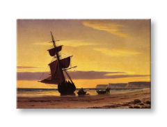 Obraz na plátně COASTAL SCENE – William Bradford 