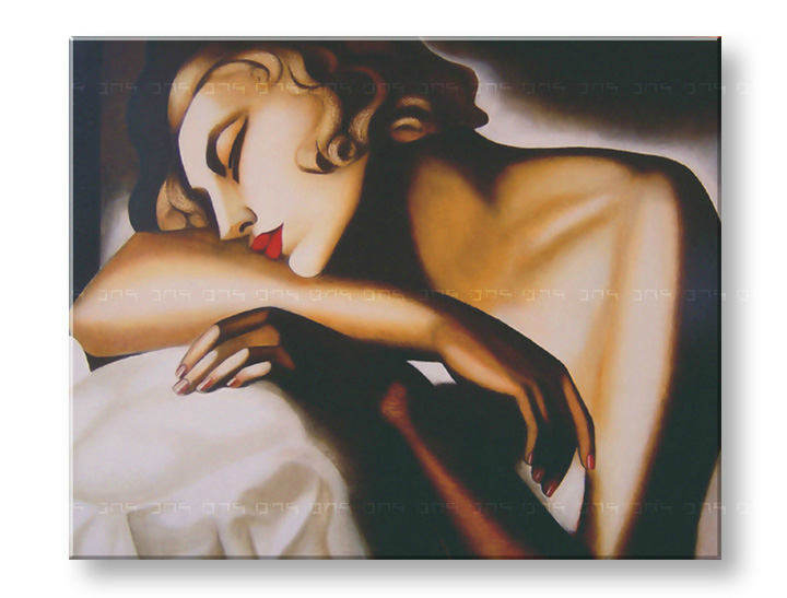 Obraz na plátně SPÍCÍ – Tamara de Lempicka 