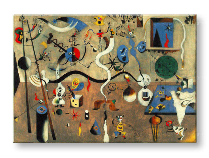 Obraz na plátně CARNIVAL OF HARLEQUIN – Joan Miro 