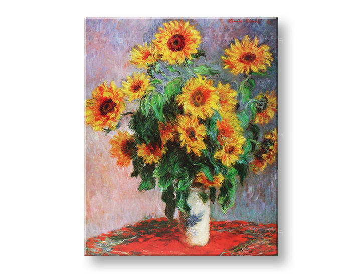 Obraz na plátně SLUNEČNICE - Claude Monet REP082