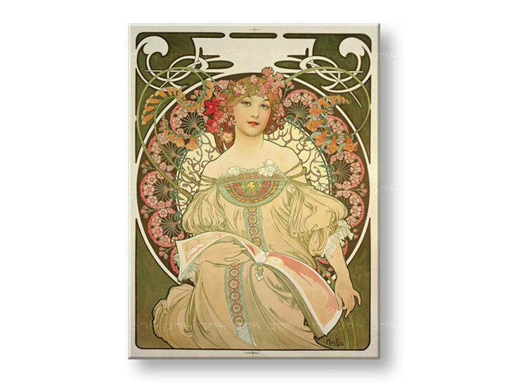 Obraz na plátně SNĚNÍ – Alfons Mucha 