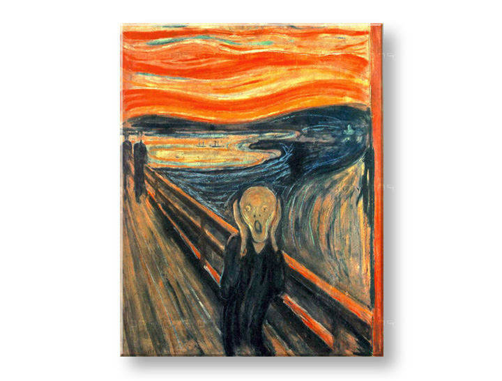 Obraz na plátně VÝKŘIK - Edvard Munch 