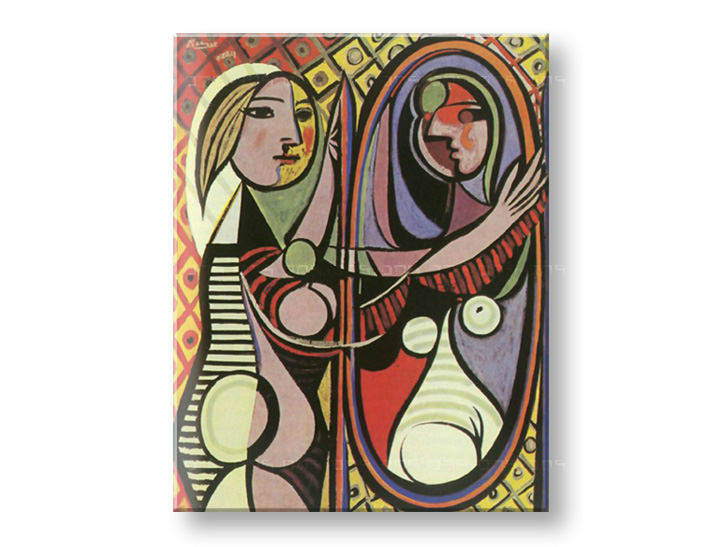 Obraz na plátně DÍVKA PŘED ZRCADLEM – Pablo Picasso 