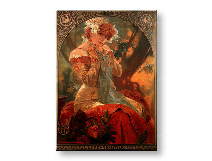 Obraz na plátně SUŠENKY LEFEVRE-UTILE – Alfons Mucha 