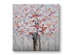 Malovaný obraz na stěnu STROM 60x60 cm 