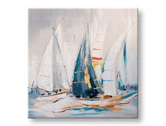 Malovaný obraz na stěnu ABSTRAKT  80x80 cm