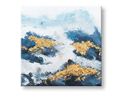 Malovaný obraz na stěnu ABSTRAKT 70x70 cm 